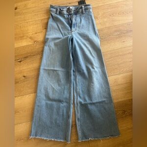 Zara jeans - Size 2 - Flare - Distressed flattering.